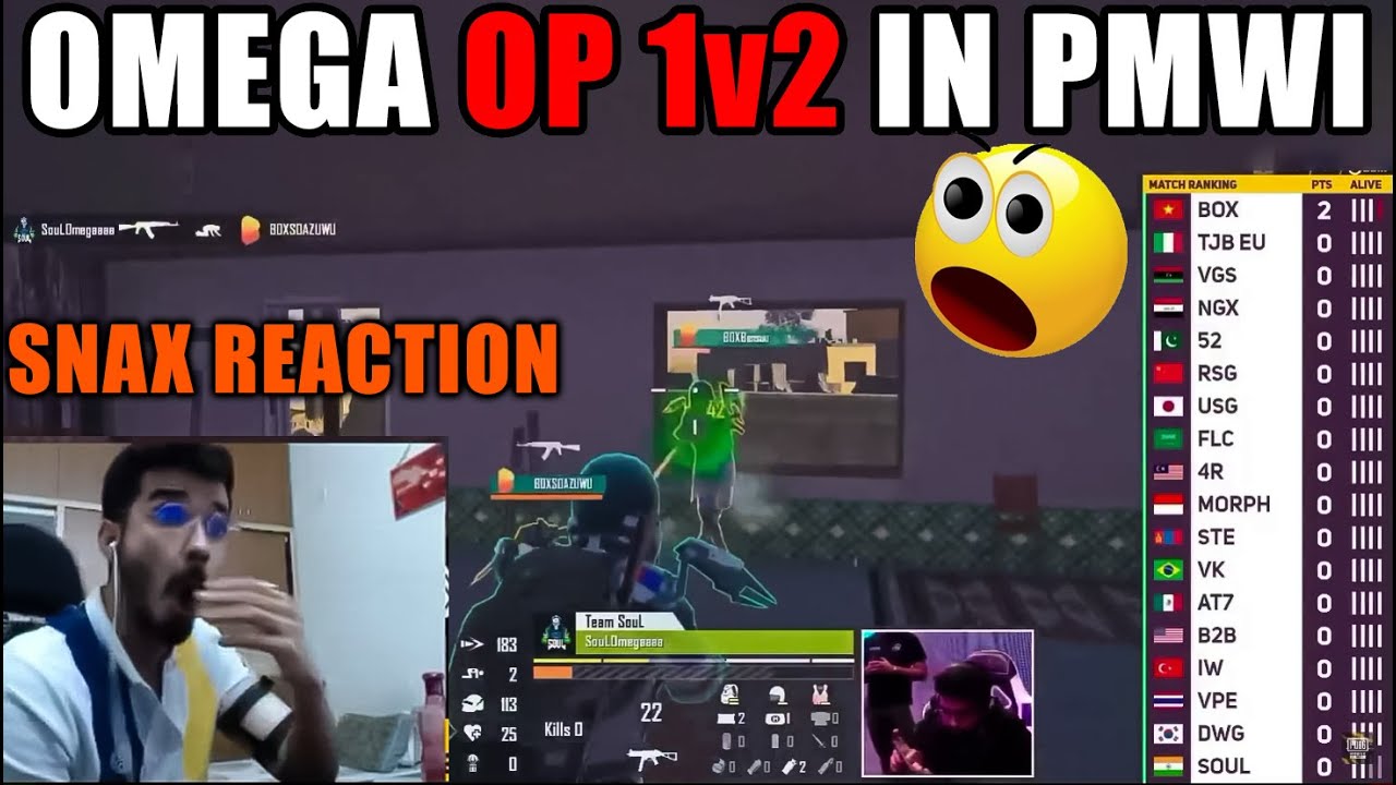 OMEGA 1v2 IN PMWI | Snax Reaction