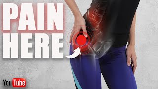 How to FIX Lateral Hip Pain..Best Stretches \& Exercises for Gluteal Tendinopathy