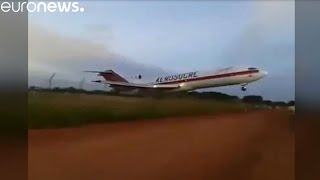 Cargo plane crashes just after takeoff, Colombia