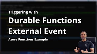 Azure Durable Function External Event Trigger | How to Create