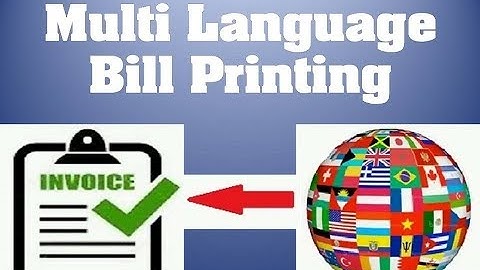 Multi Language Feature in Speed Plus GST ERP Software by GreenTech Software Company