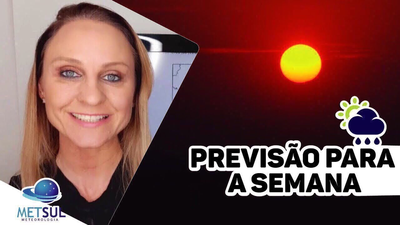 24/11/2019 - Previsão do tempo para a semana