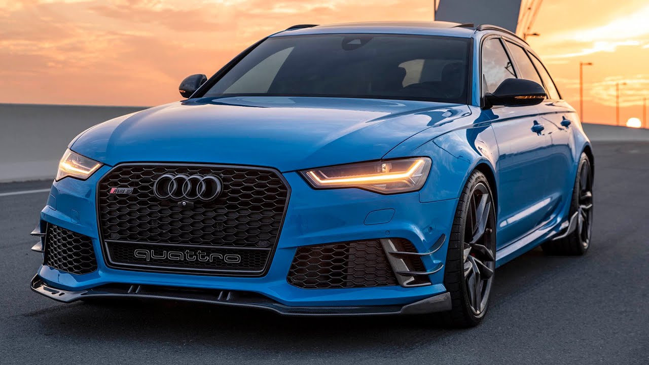 My Audi Rs6 Avant C7 5 Riviera Blue Black Optics Surely Unique Spec Youtube