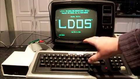 Orchestra-85 demo on TRS-80 Model I with FreHD and QI plays Bach and Stairway