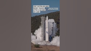 First Australian-made rocket crashes after 14 seconds of flight