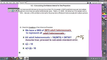 Chapter 8, Lesson #4   Calculating CI