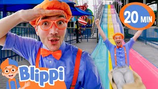 jump in to jumping blippi songs educational songs for kids
