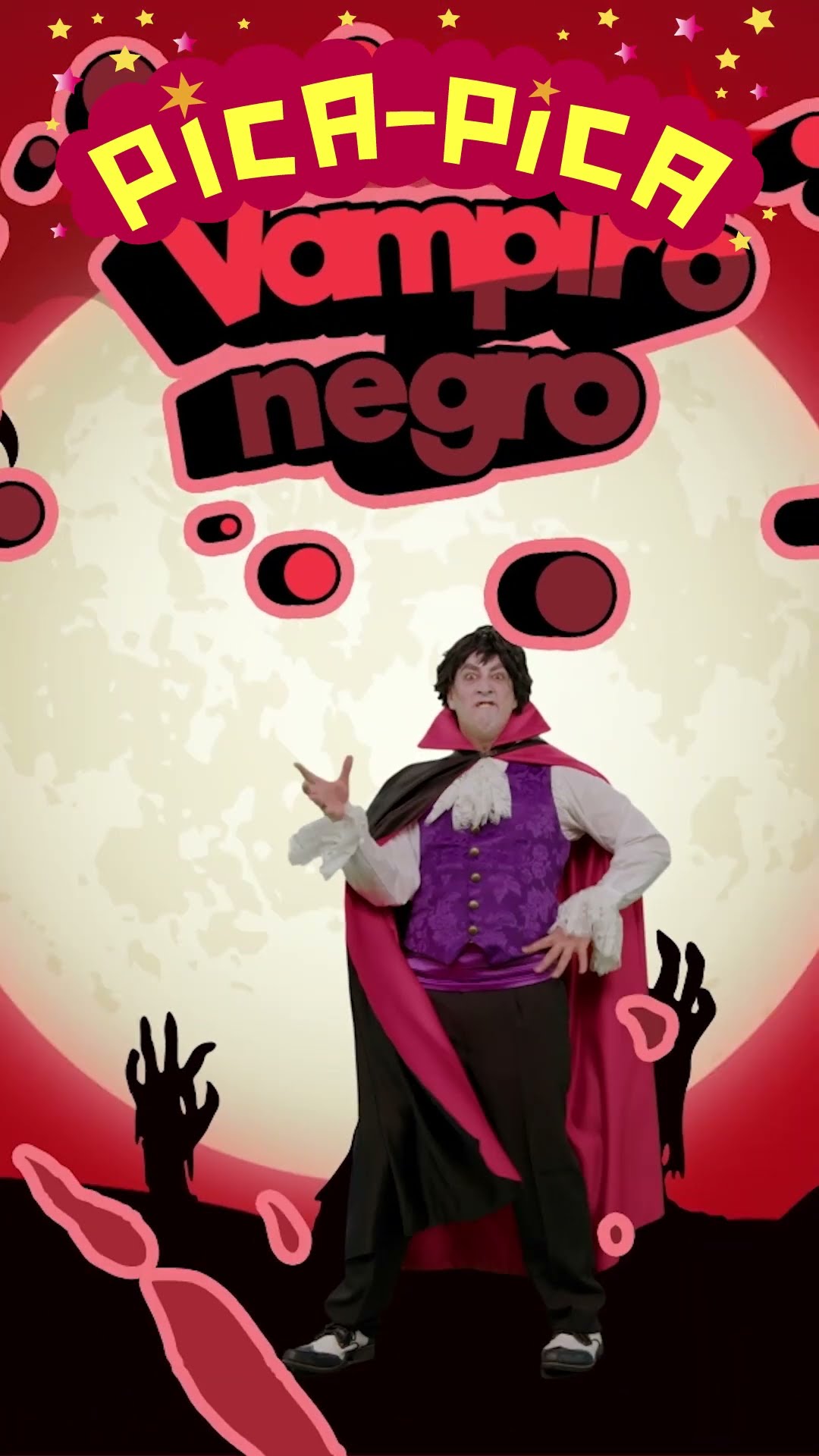 Pica-Pica - El Vampiro Negro #picapica #musicainfantil #halloween
