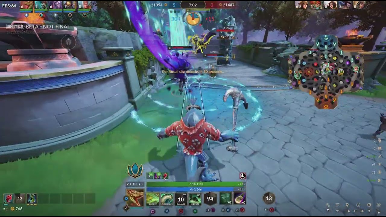 Smite 2 Beta Obsidian Rank Conquest Sobek Support | We Could Have Won If I Was Solo