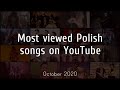 Most Viewed Polish Songs on YouTube - October 2020