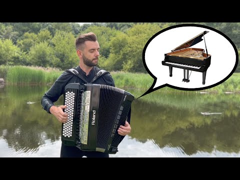 Digital Accordion Roland FR-8XB Sounds Like a Piano!!!