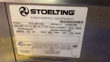 Mix test: Stoelting F131 1ph air soft serve ice cream machine 3315607GE www.slicesconcession.com
