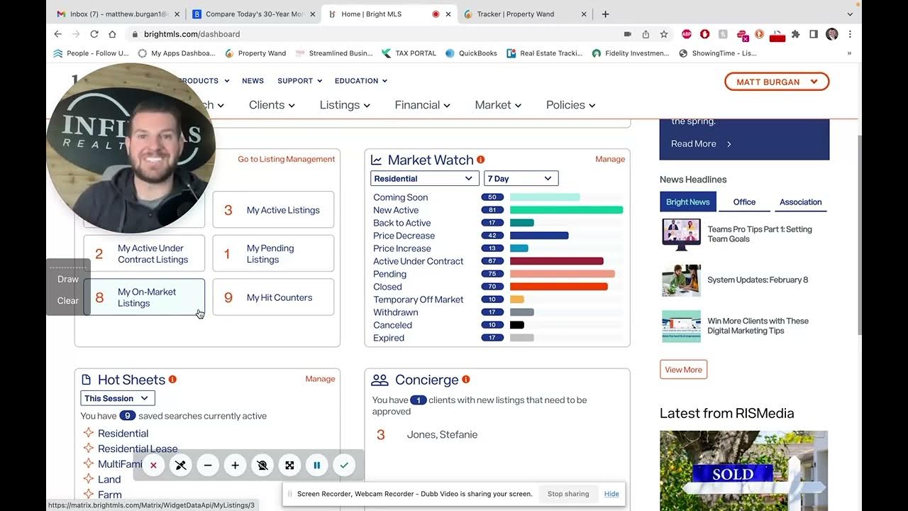 market snapshot and property wand YouTube