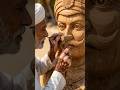 Maharana Pratap 🚩| The Best Wooden Sculpture  #woodcraft #woodcarving #maharanapratap #maharashtra