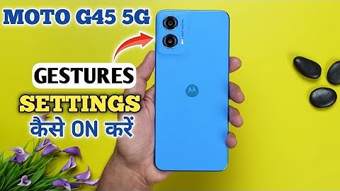 How To Hide Navigation Button in Moto G45 5g | Moto G45 5g में Gesture Setting On कैसे करें