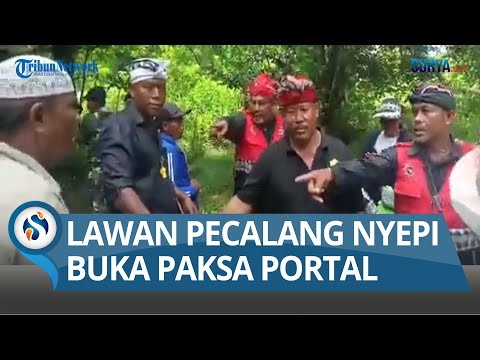 MENANTANG PECALANG dan Paksa Buka Portal Saat Nyepi di Buleleng Bali, 2 Warga Ditangkap Polisi