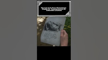 The Last of Us Part 2 Remastered   Chapter 23  Tracking Lesson All Collectible Locations
