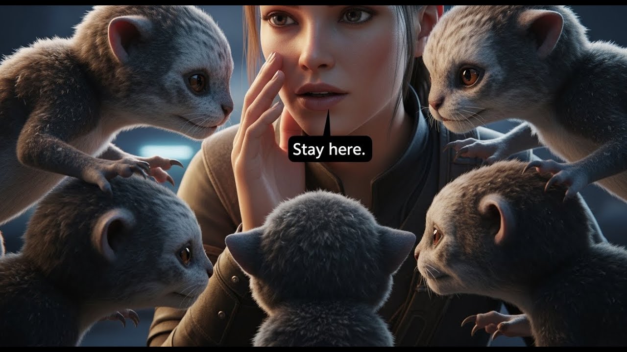 The Human Whispered, “Stay Here” — The Cubs Formed a Perimeter Like She’d Issued a War Command