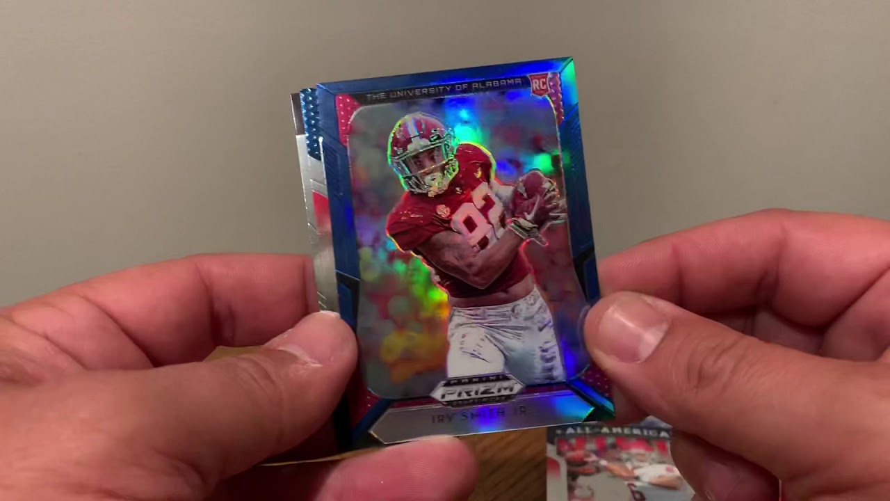Football Card Opening of 2019 Panini Prizm Draft Picks Blaster Box