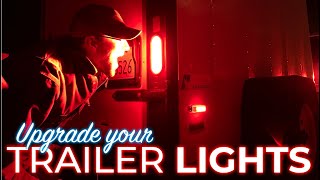 HOW TO UPGRADE TRAILER LIGHTS TO LEDS and REPLACE OLD TRAILER WIRES Swapping Installing Led Trailer Lights Upgrade