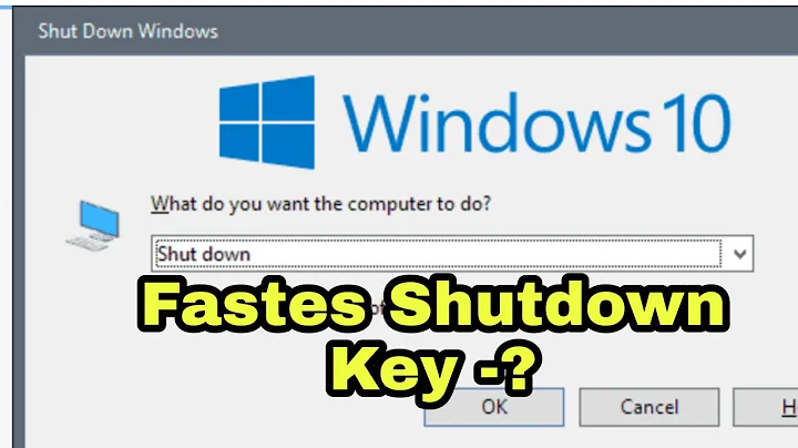 Shut Down Doesn't Actually Shut Down YOur PC  | How TO Shutdown Shortcut Key ?