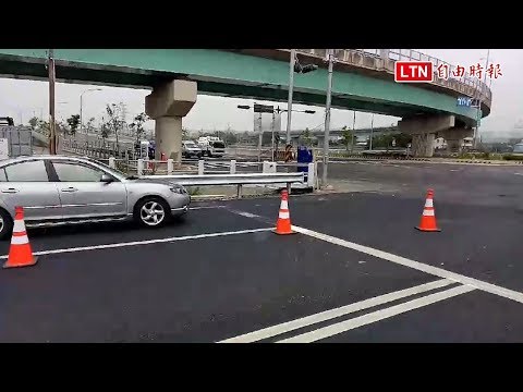 中山高后里交流道口增設車道紓解車流 明天通車