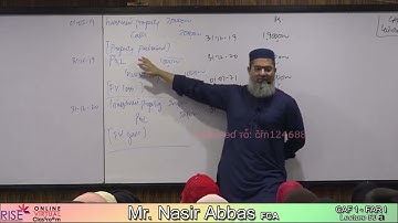 52 Lecture no 50  CAF 1  FAR 1 Sir Nasir Abbas