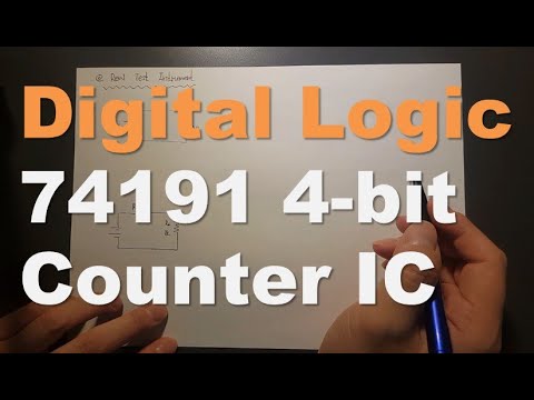 25. 74191 Synchronous 4-bit Up/Down Counter ** Digital Logic ** - YouTube