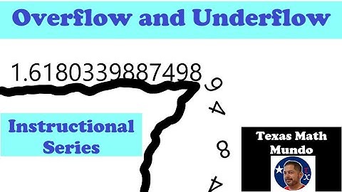 Instructional Series: Overflow and Underflow Problems.