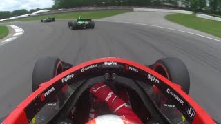 Christian Lundgaard chasing Rinus Veekay | Onboard | Grand Prix of Alabama 2024