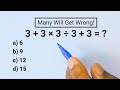 Understanding Order of Operations