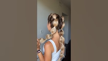 Bubble BRAIDS #hairhacks #hairstyle #braids #hairstyleforgirl #bubblebraid