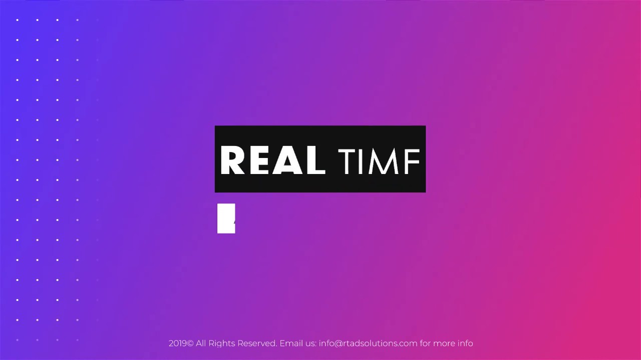 Real Time Ad Solutions Show Reel 2019