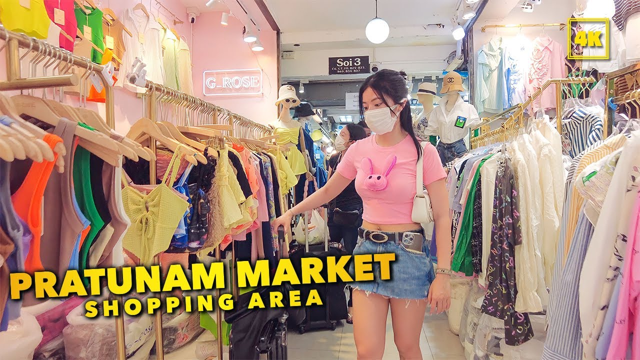 PRATUNAM MARKET BANGKOK BIG FASHION MARKET! / Explore SHOPPING AREA ...