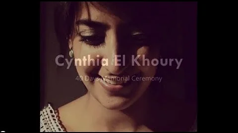 Cynthia El Khoury - 40 Day Memorial Ceremony [HD]