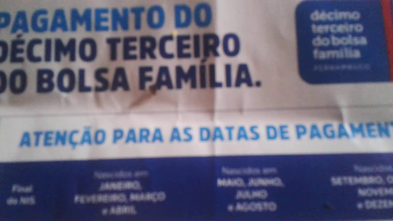 Décimo terceiro do bolsa família do estado de Pernambuco - YouTube