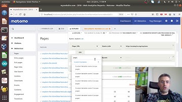 How to filter and analyze a set of URLs in Matomo (Piwik) with segments