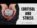 Cortisol the stress hormone in 2 mins!