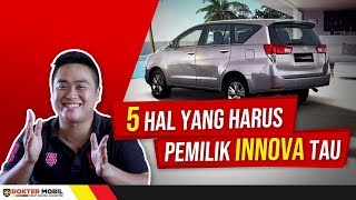 5 Masalah Ini SERING dialami pemilik Mobil Innova Bensin  Dokter Mobil Indonesia