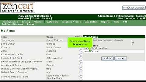 Tutorial: How to configure your store in ZenCart | LayerOnline Web Hosting