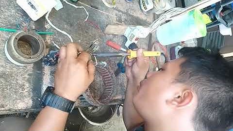 how to repair isuzu10pE brushless alternator and manual handcharging