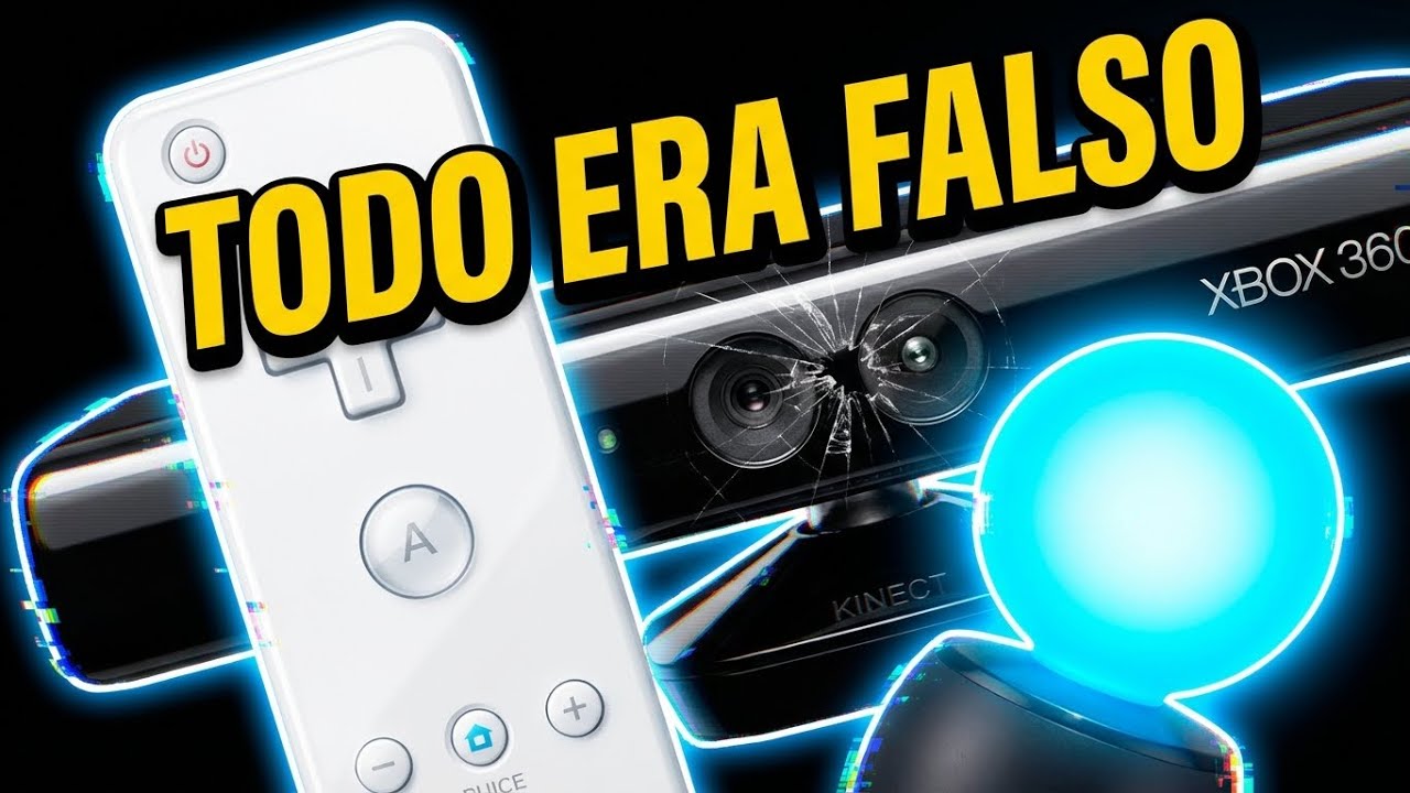 La MENTIRA del Wii, Kinect y PS MOVE: El auge y caída de los Controles de Movimiento