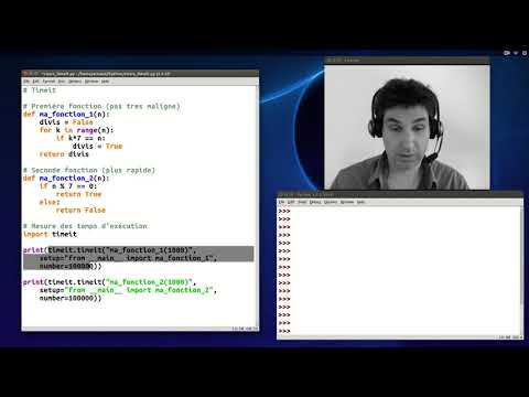[Python] Temps de calcul - Module timeit
