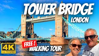 Tower Bridge, FREE London! Travel Guide, Top 10, Walking Tour, Secret, Hidden, Vanlife, 4K