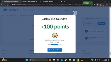 Add Business Logic to a Travel Approval App ---- Create a Flow trailhead challenge solution