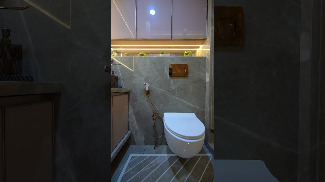 Luxury Bathroom Interior Design | Modern Washroom Ideas for Compact Spaces | The Design Touch Studio