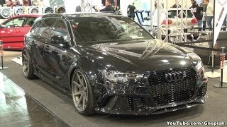 Audi RS6 C7 on ADV.1 Wheels (H&R Springs) - CLEANED & BLACK