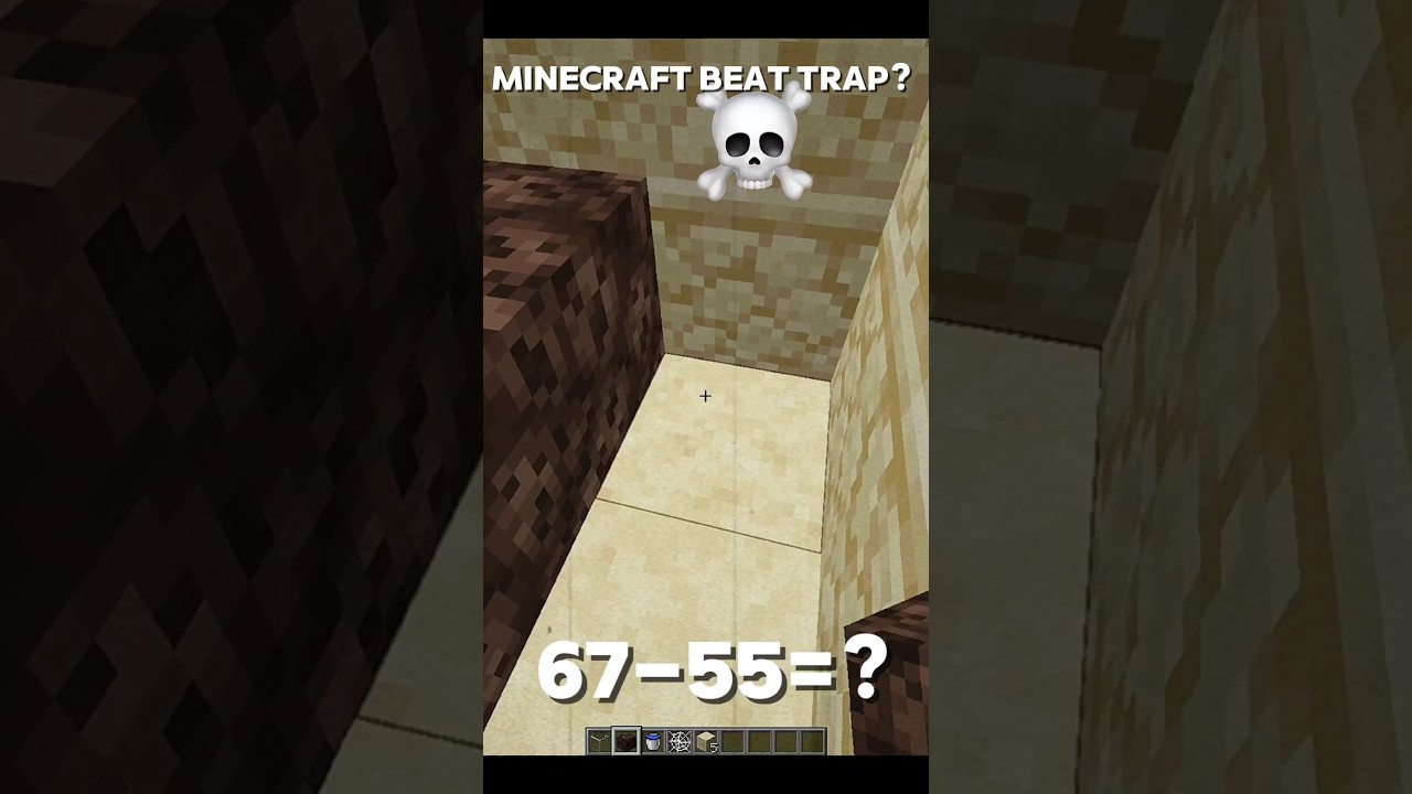 Minecraft Best Trap ? 💀 (Matadora) #minecraft #shorts