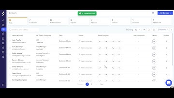 How to upload Multiple Contacts to your sequence? | Salesgear