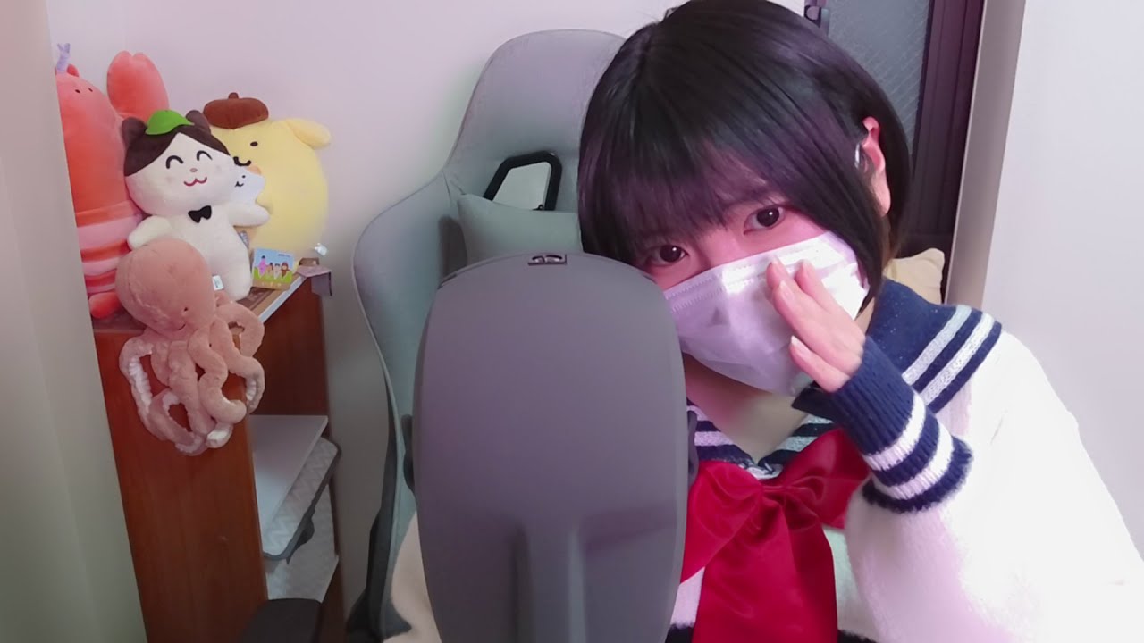 【ASMR/KU100】ちょっと癒されて行きませんか？【綿棒耳かき/飴舐め/囁き/小声】